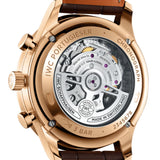 41mm 18k Rose Gold Chronograph Silver Plated Dial