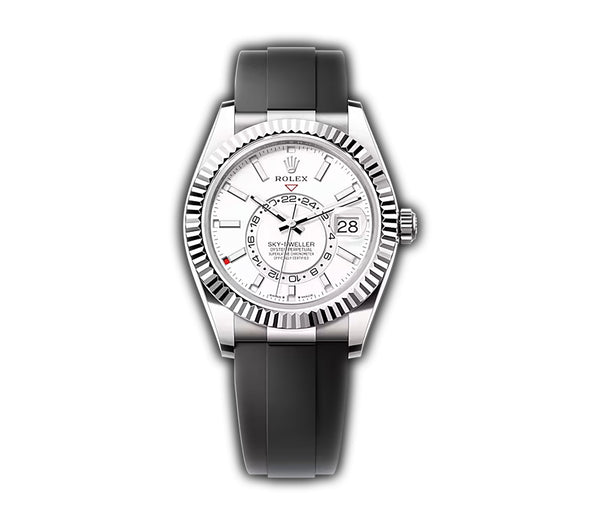 Rolex sky clearance dweller white gold