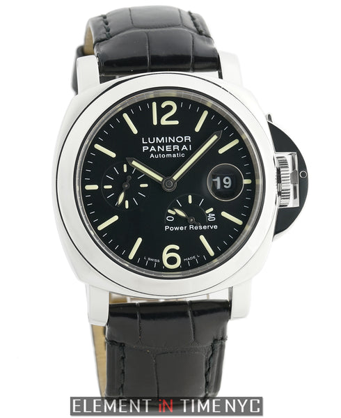 Panerai Luminor Power Reserve Steel 44mm Black Dial PAM 90 K