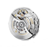 36mm Platinum President Fluted Bezel Ice-Blue Diamond Dial