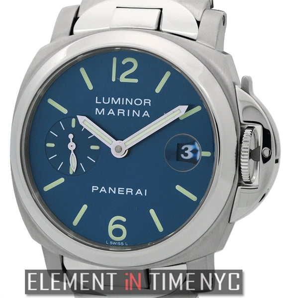 Officine Panerai Luminor Marina Blue Dial PAM 120 E Series