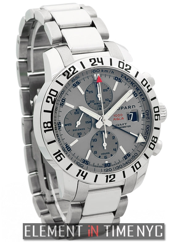 GMT Chronograph 42mm Silver Dial