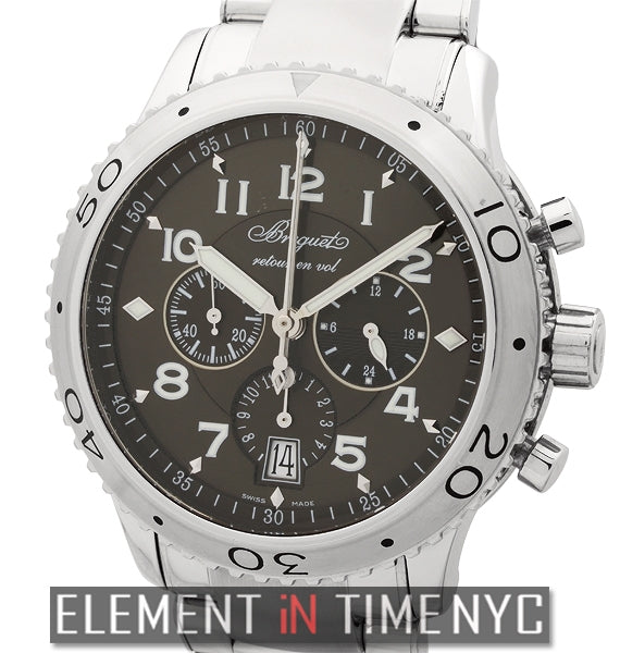 42mm Flyback Chronograph Ruthenium Dial