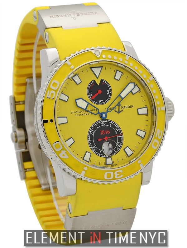 Maxi Marine Diver Chronometer Yellow