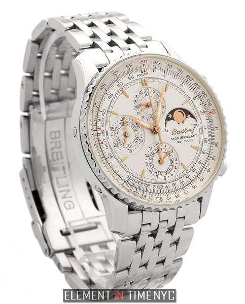 Breitling Montrbillant 1461 Jours Stainless Steel 42mm A19030