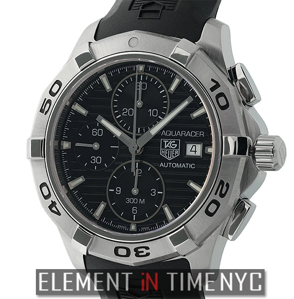 Chronograph Stainless Steel 44mm Black Dial 2015