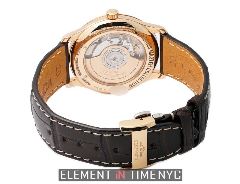 39mm 18k Rose Gold Silver Dial Automatic