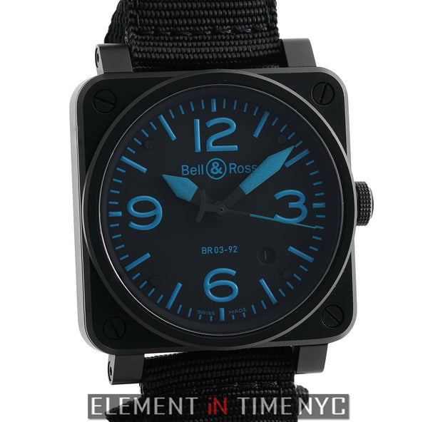 Vintage PVD Coated Steel Blue Accents