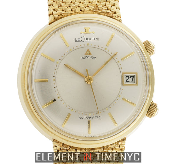 14k Yellow Gold Silver Dial Automatic 38mm