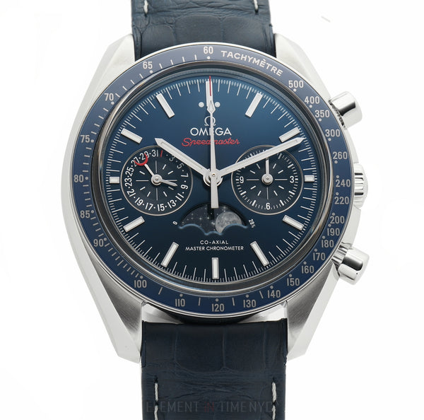 Omega moonphase outlet blue