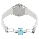39mm Ladies Diamond Bezel Steel White Dial Quartz