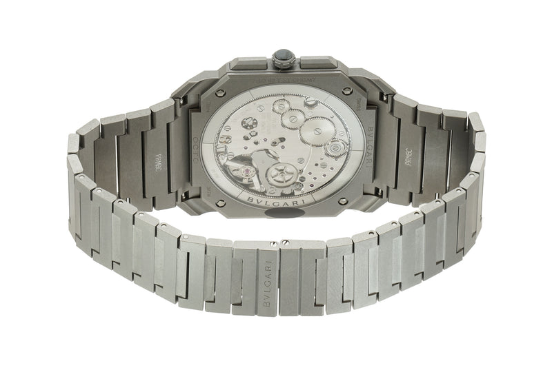 Finissimo Chronograph GMT Titanium 42mm Grey Dial