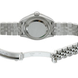 Steel 28mm Silver Index Dial 18k Fluted Bezel Jubilee Bracelet