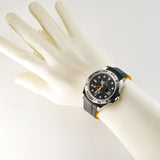 42mm Black Dial Orange Hand Caliber 3285 Black RubberB Included