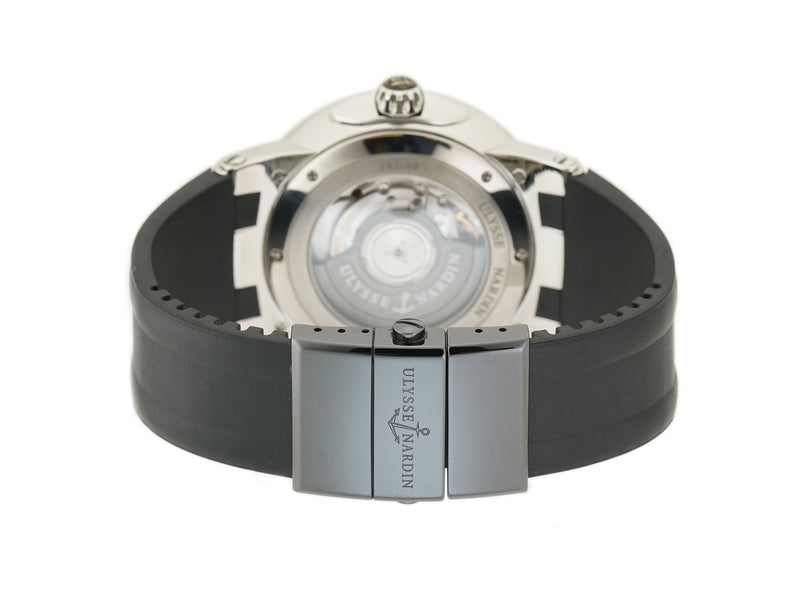 43mm Dual Time Diamond Bezel Steel Black Dial 2014