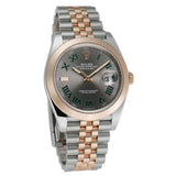 41mm Steel & Everose Wimbeldon Roman Dial Jubilee Bracelet