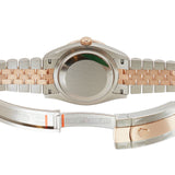 36mm Steel & Everose Gold Diamond Bezel Rose Diamond VI & IX Dial Jubilee
