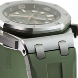 Diver Stainless Steel 42mm Khaki Green Dial