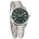 41mm Aqua Terra 150m Steel Green Dial Auto