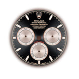 40mm 18k Everose Gold Ceramic Bezel Black and Sundust Dial Oysterflex