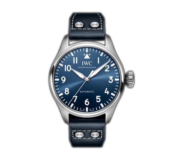 43mm Big Pilot Stainless Steel Blue Dial On Blue Strap