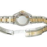 31mm Steel & Yellow Gold Diamond Bezel Champagne Diamond Dial Oyster Bracelet