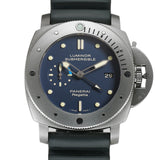 47mm 1950 Regatta Titanium Blue Dial PCYC Full Set 2011