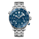 44mm Diver 300M Steel Blue Dial Chrono