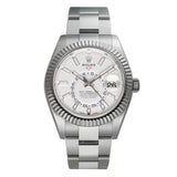 42mm Steel White Dial Oyster Bracelet With Card and RubberB