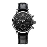 Chronograph Steel 42mm Black Dial