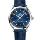 41mm Aqua Terra 150M Steel Blue Dial On Strap