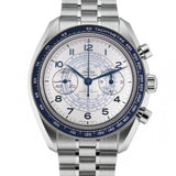 43mm Chronoscope Master Chronometer Co Axial Chronograph Silver Dial