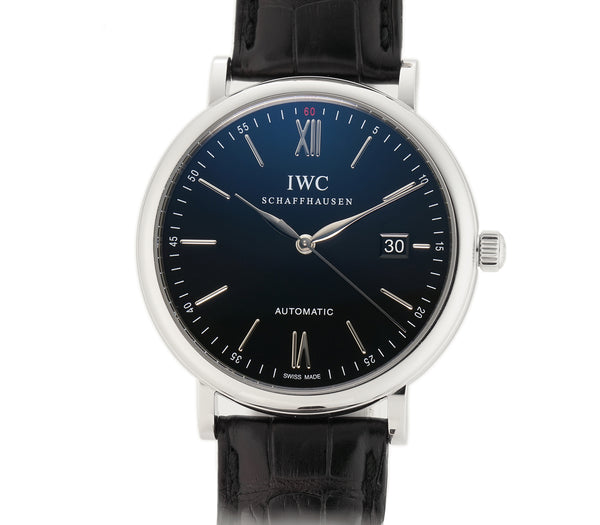 IWC Portofino 40mm Steel Black Dial Automatic IW356502 2012