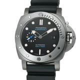 44mm QuarantaQuattro Steel Black Dial