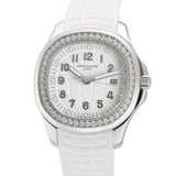 39mm Ladies Diamond Bezel Steel White Dial Quartz