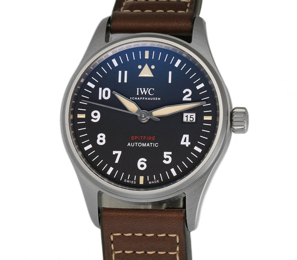 IWC Pilot Spitfire 39mm Automatic Steel Black Dial IW326803