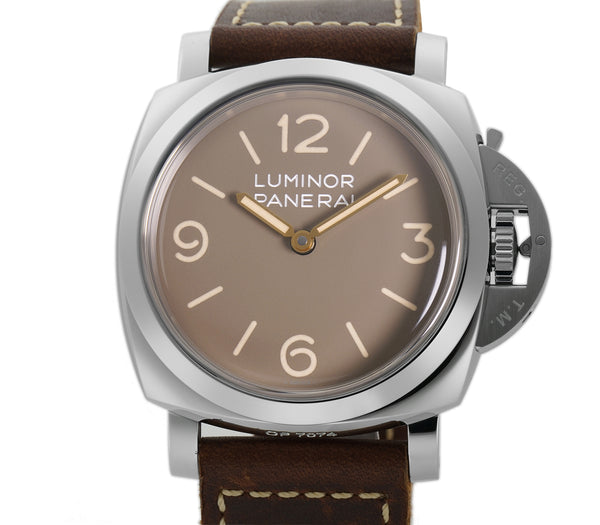 Panerai Luminor 1950 3 Days Steel 47mm Brown Dial PAM 663