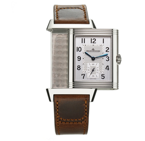 Jaeger LeCoultre Reverso Duoface Large 28mm Silvered Grey Dial