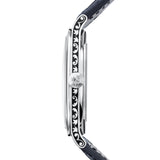 38mm Volutes And Arabesques Platinum Hand-Engraved Black Enamel Dial