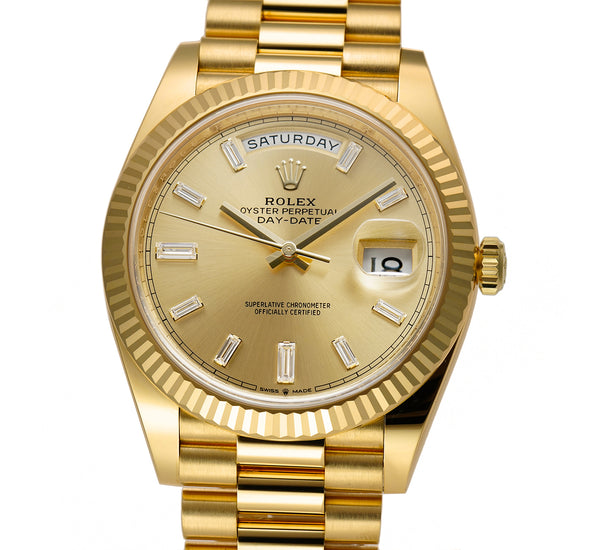 Rolex day date sales 40mm yellow gold