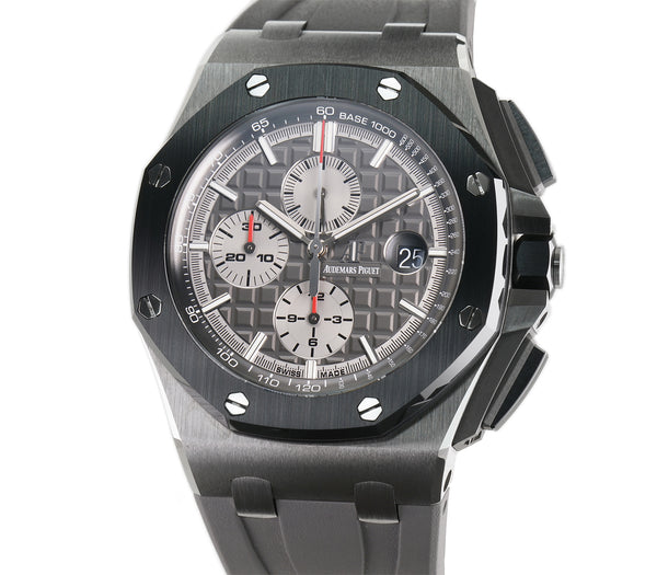 Audemars Piguet Royal Oak Offshore Chronograph Watch Ceramic 44mm Black