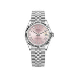 31mm Steel and 18k Fluted Bezel Pink Roman Dial Jubilee Bracelet