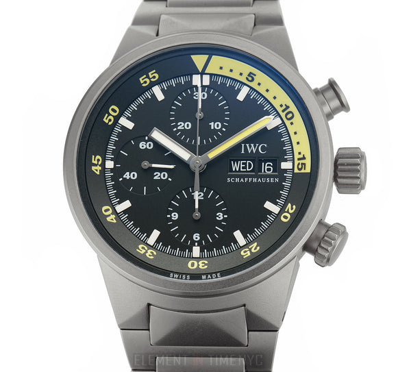 Iwc aquatimer discount split minute chronograph