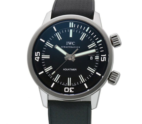 IWC Vintage 1967 Aquatimer Design Steel 44mm Black Dial IW3231 