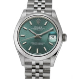 31mm Steel Mint Green Index Dial Jubilee Bracelet