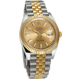 41mm Steel & Yellow Gold Champagne Index Dial Jubilee Bracelet