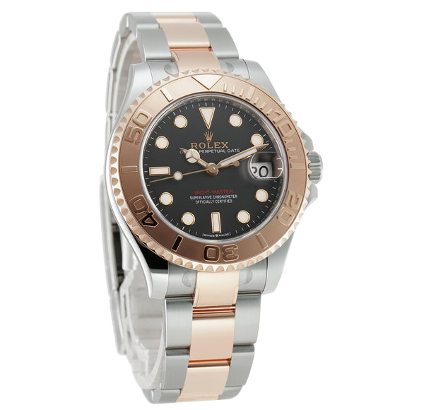 Rolex Yacht-Master 37 Steel and 18k Everose Gold Chocolate Dial