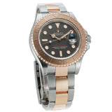 40 Steel and 18k Everose Gold Black Dial