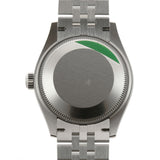 31mm Steel and 18k Fluted Bezel Dark Grey Diamond-Set Dial Jubilee Bracelet