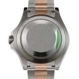 40 Steel and 18k Everose Gold Black Dial